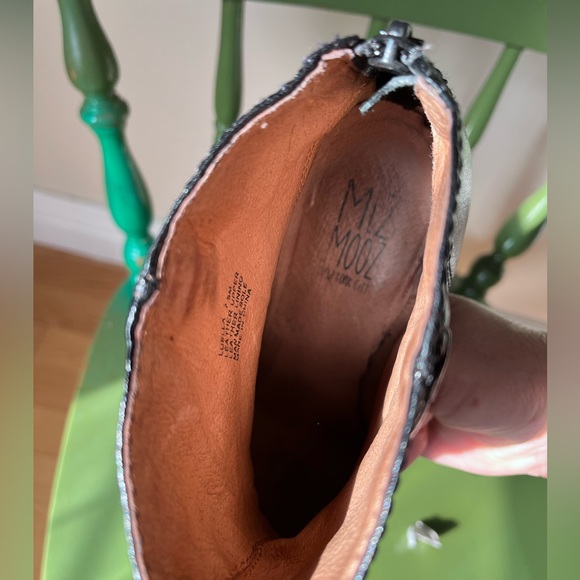 Miz Mooz Black Heeled Booties - Picture 3 of 7